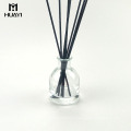 household 100ml semicircle glass reed diffuser aroma bottle with cork